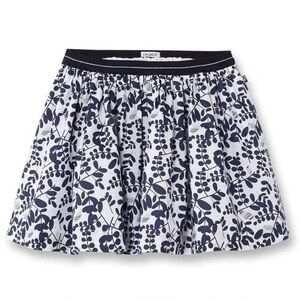 Okaïdi| Kids Girls Navy and White Skirt- Size 8 years